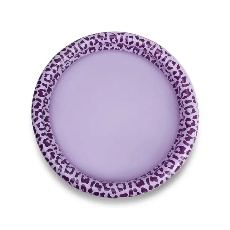 Piscine bébé ø 100 cm léopard violet 2 anneaux