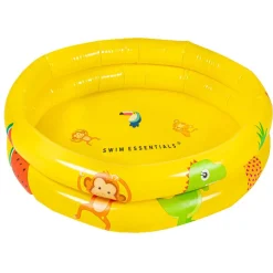 Piscine bébé ø 60 cm safari jaune 2 anneaux