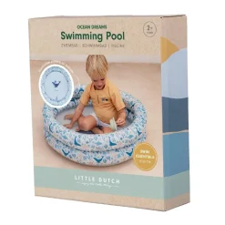 Piscine gonflable pour enfant 80 cm ocean dreams blue