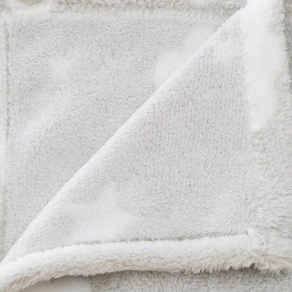 Plaid enfant gris souris