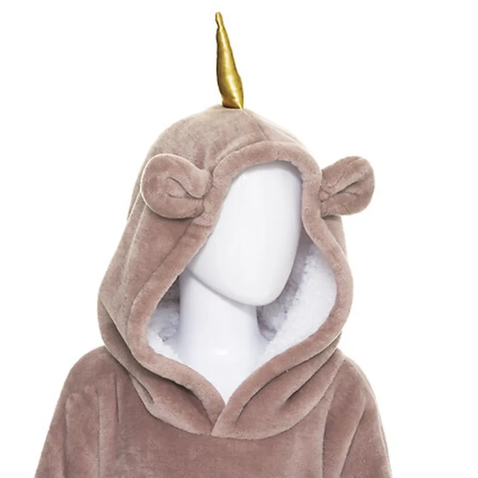 Plaid sweat licorne flanelle