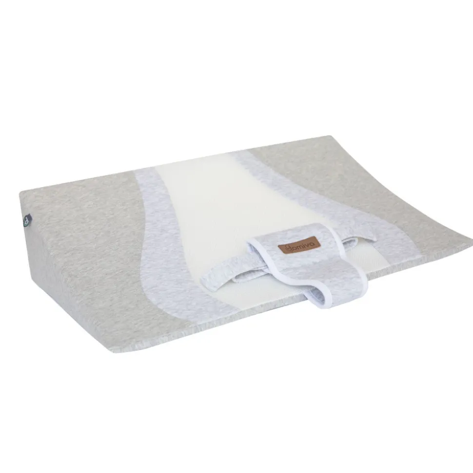 Plan incliné 25° wave 3d pour lit 60x120 cm blanc