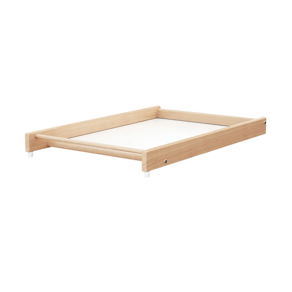 Plan à langer adaptable essentiel hêtre verni