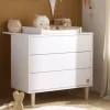 Plan à langer dessus intégrale pour commode paloma (3 tiroirs réf ew162)