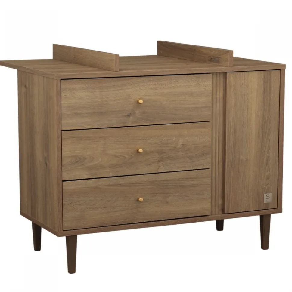 Plan à langer dessus intégrale pour commode mokka