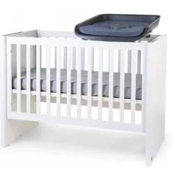 Plan à langer lit bébé evolux blanc