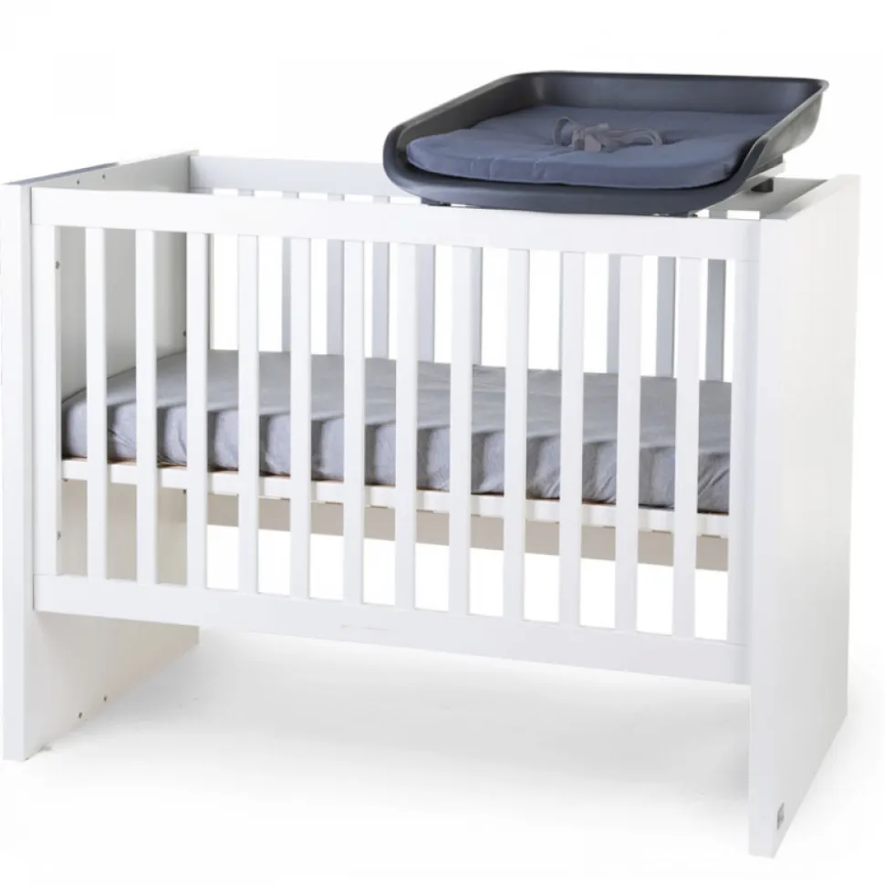 Plan à langer lit bébé evolux blanc