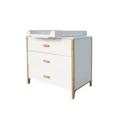 Plan à langer léo neige, adaptable sur commode, lit 120 et lit 140