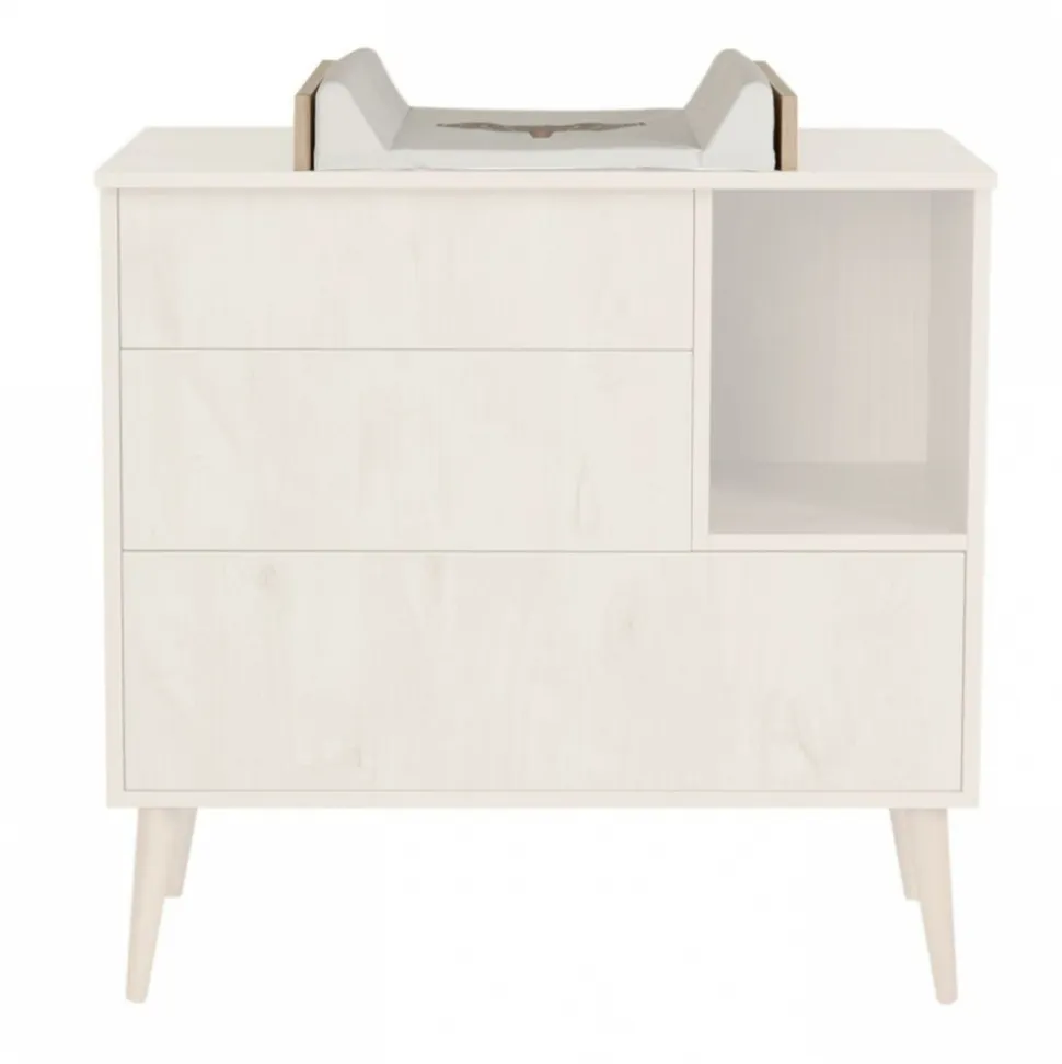 Plan à langer pour commode cocoon natural oak