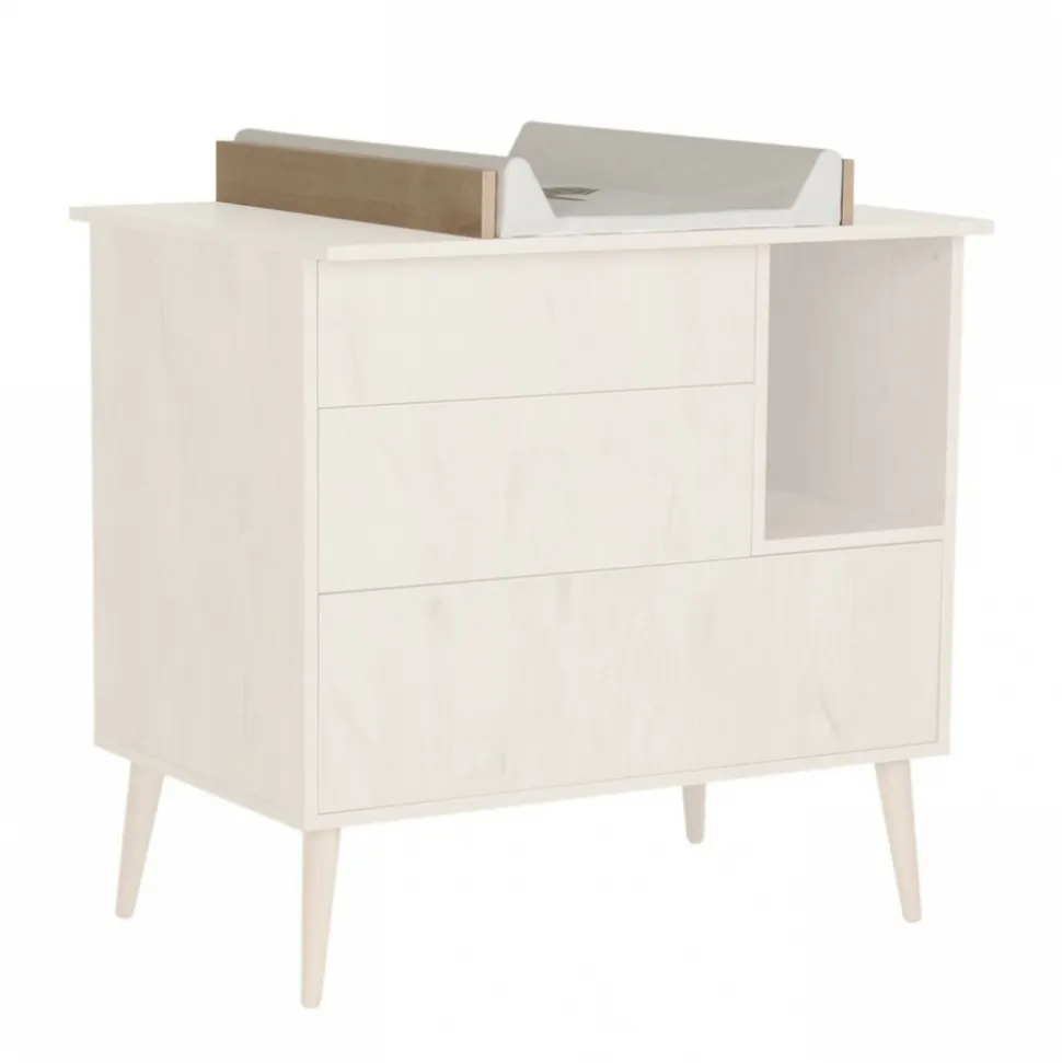 Plan à langer pour commode cocoon natural oak