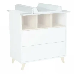 Plan à langer pour commode loft white