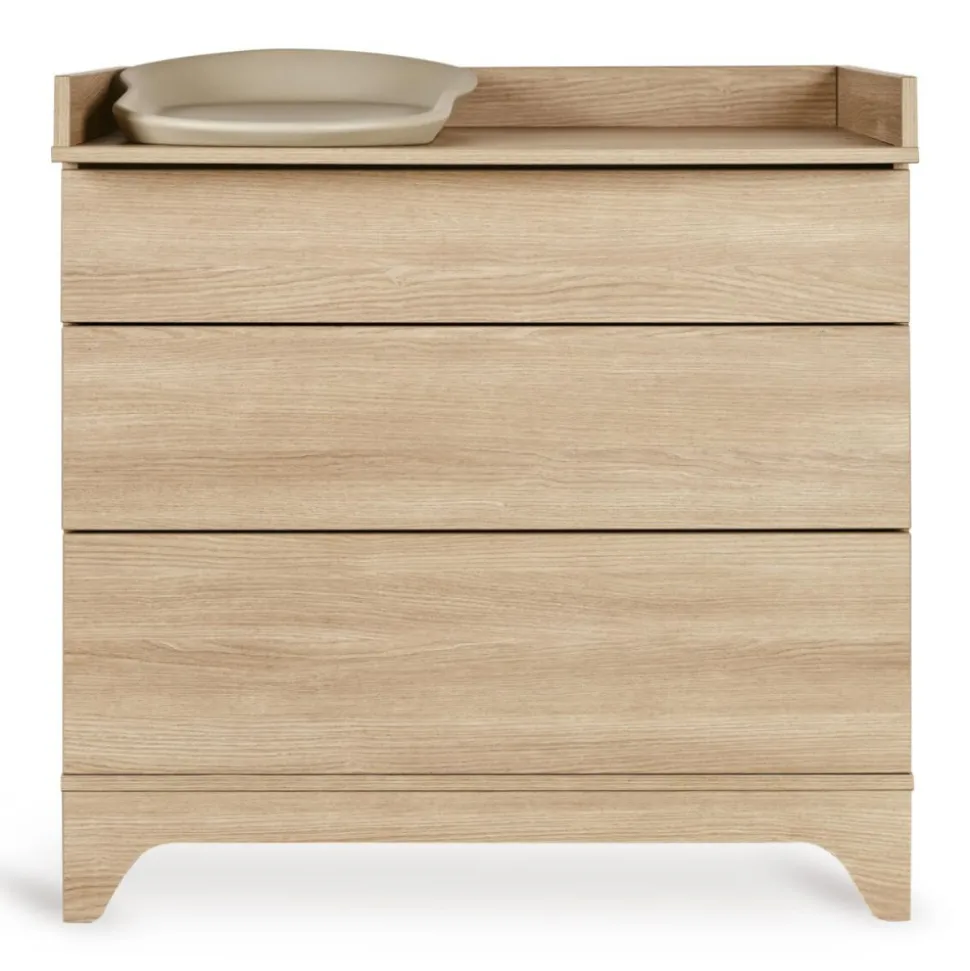 Plan à langer pour commode tsugi - honey ash