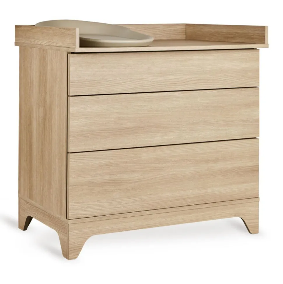 Plan à langer pour commode tsugi - honey ash