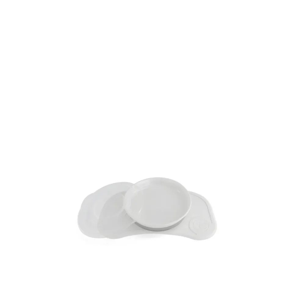 Plateau click mat mini + assiette blanc - 6m+