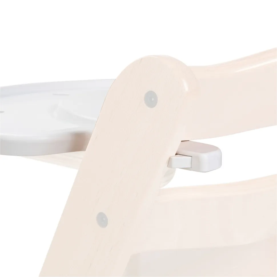Plateau de jeu pour chaise haute alpha+ bois blanc