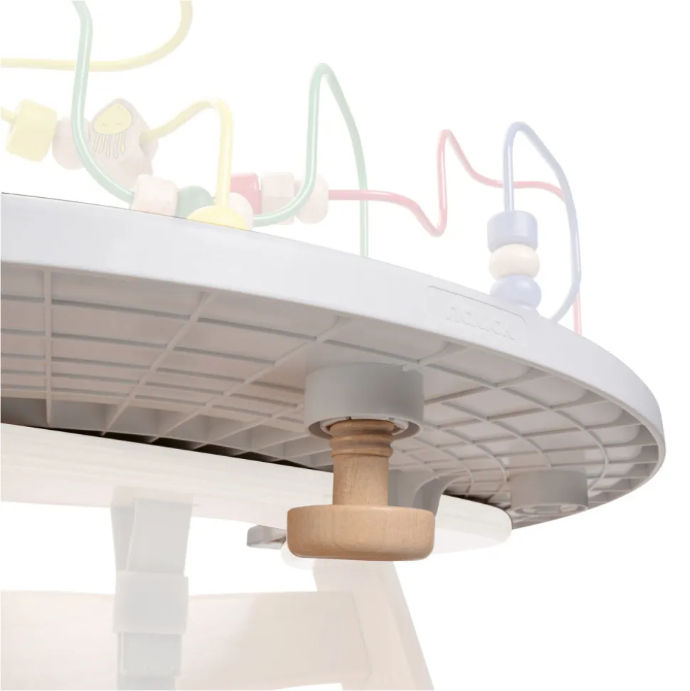 Plateau de jeu pour chaise haute alpha+ bois blanc