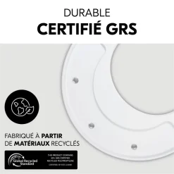 Plateau de jeu pour chaise haute alpha+ bois blanc