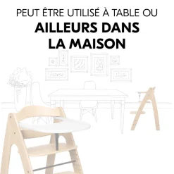 Plateau pour chaise haute en bois arketa click tray