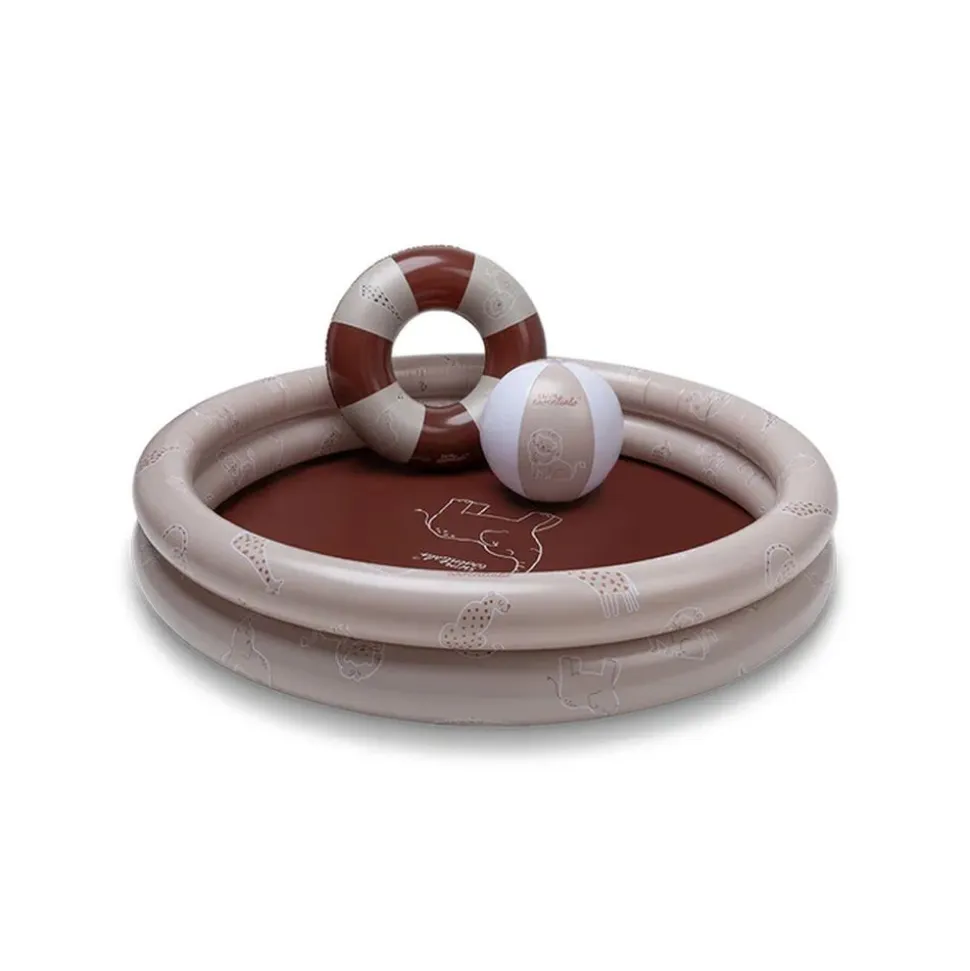Play pool set - beige - wild life