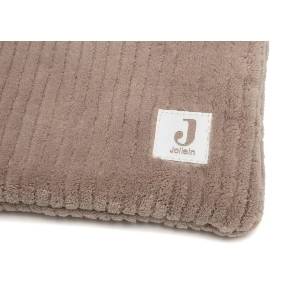 Pochette de lit cloudy rib milky coffee