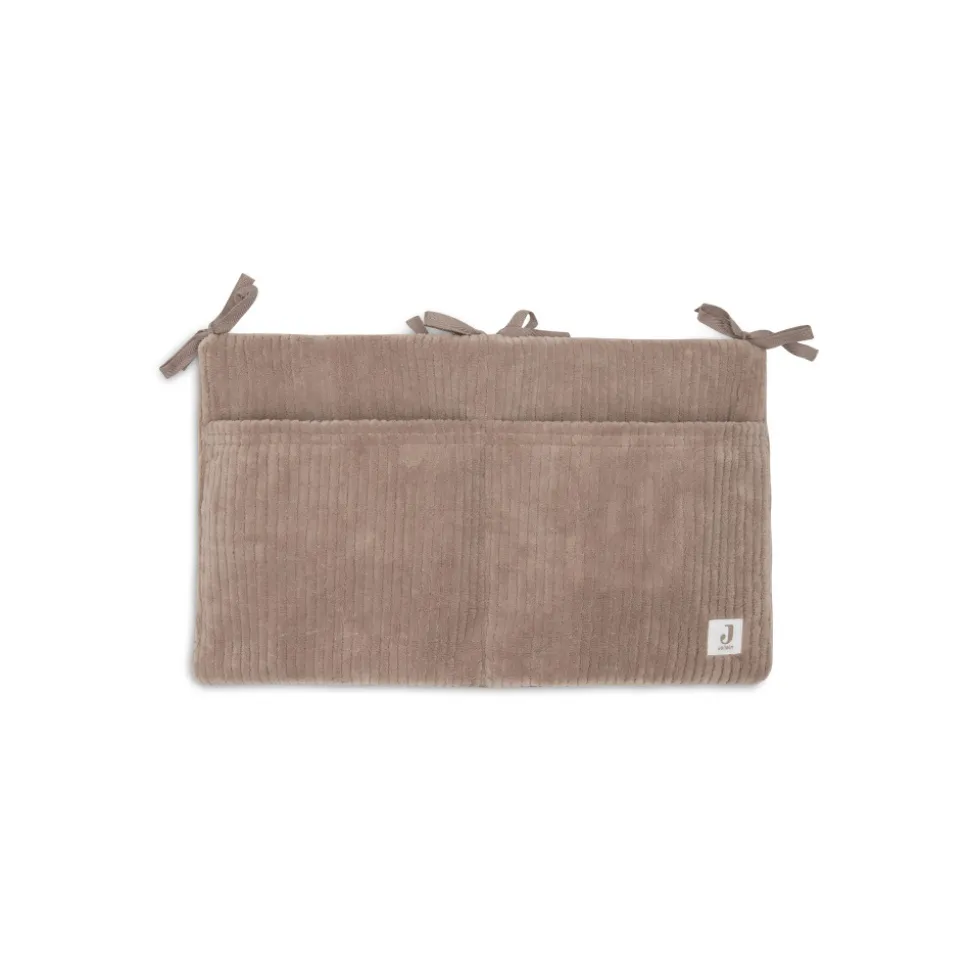 Pochette de lit cloudy rib milky coffee