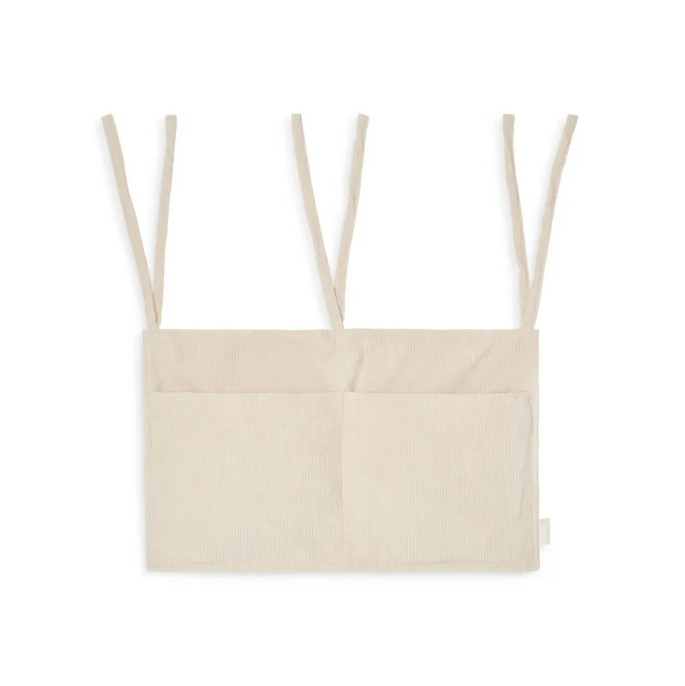Pochette de lit corduroy nougat 30x50 cm