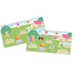 Pochette de stickers gommettes repositionnables nature