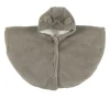 Poncho bébé en fausse fourrure 18-36m - kaki