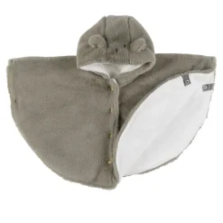 Poncho bébé en fausse fourrure 18-36m - kaki