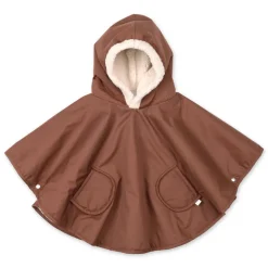Poncho chaud de voyage imperméable choco