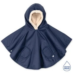 Poncho chaud de voyage imperméable navy