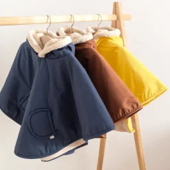 Poncho chaud de voyage imperméable navy