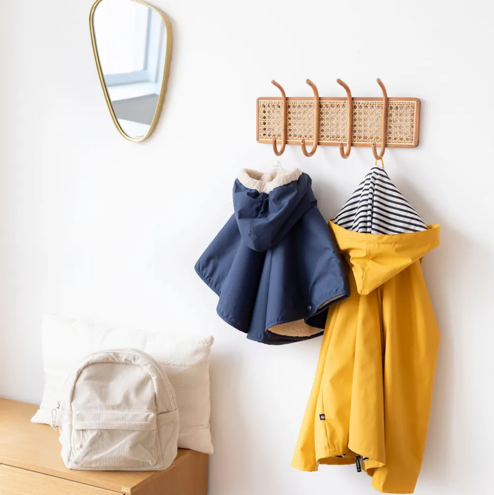 Poncho chaud de voyage imperméable navy