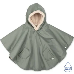 Poncho chaud de voyage imperméable green