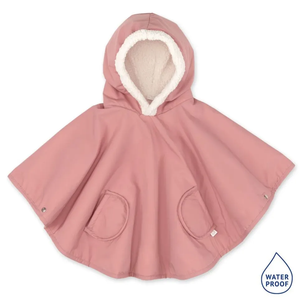 Poncho chaud de voyage imperméable hibiscus