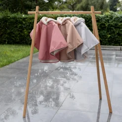 Poncho chaud de voyage imperméable hibiscus
