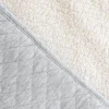 Poncho chaud de voyage pady quilted mix grey