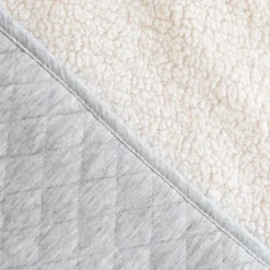 Poncho chaud de voyage pady quilted mix grey