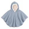 Poncho chaud de voyage pady quilted stone