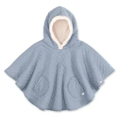 Poncho chaud de voyage pady quilted stone