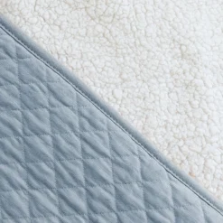 Poncho chaud de voyage pady quilted stone