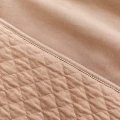 Poncho chaud de voyage pady quilted jersey beige