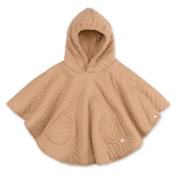 Poncho chaud de voyage pady quilted jersey beige