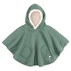 Poncho chaud de voyage pady quilted green