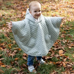 Poncho chaud de voyage pady quilted lunar