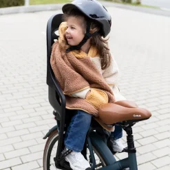 Poncho chaud de voyage teddy bouclette muffin