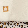 Poncho chaud léopard