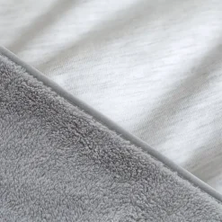 Poncho chaud softy cadum gris anthracite