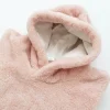 Poncho chaud softy cadum rose