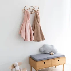 Poncho chaud softy cadum rose
